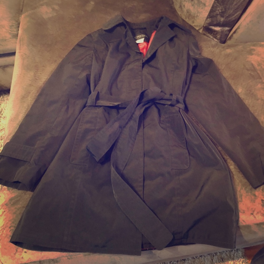 Black Towne Collection trench coat